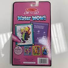 Melissa & Doug On the Dog - Fairy Tale Water-Reveal Pad - Water World! Color with Water, Let Dry, Color Again! - Spectrawide Bookstore