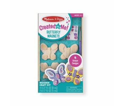 Melissa & Doug Wooden Craft Kit - Butterfly Magnets - Spectrawide Bookstore