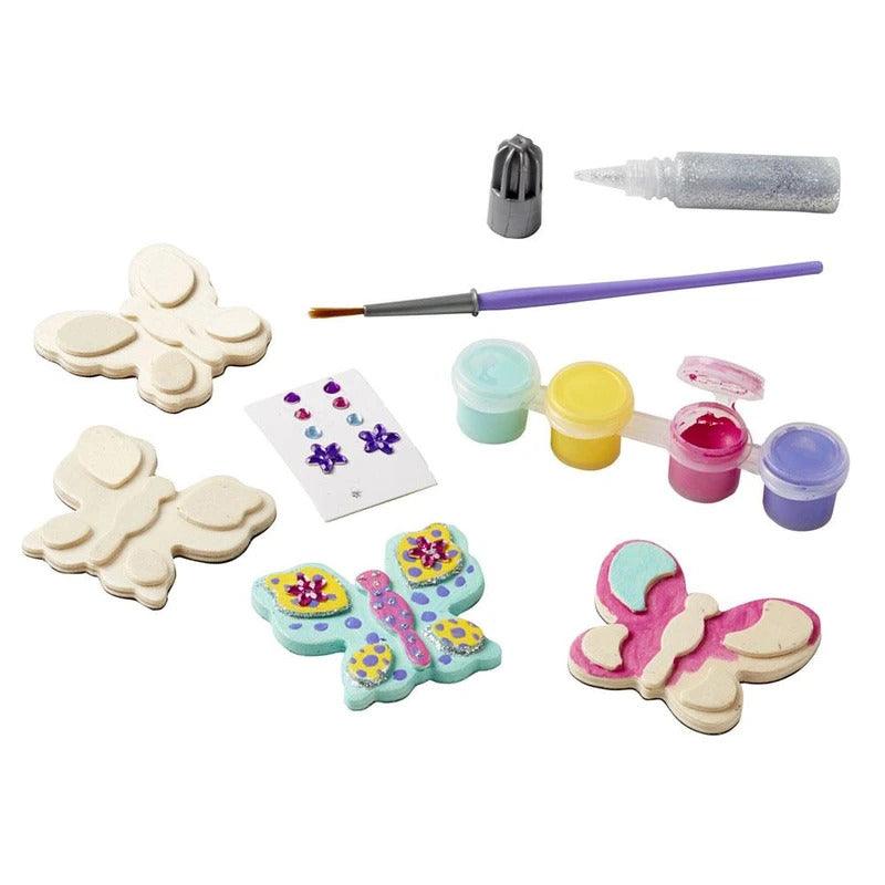 Melissa & Doug Wooden Craft Kit - Butterfly Magnets - Spectrawide Bookstore