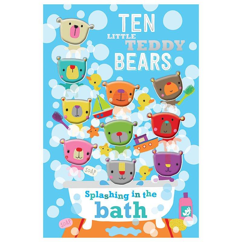 Ten Little Teddy Bears Splashing in the Bath - Counting Book - Spectrawide Bookstore