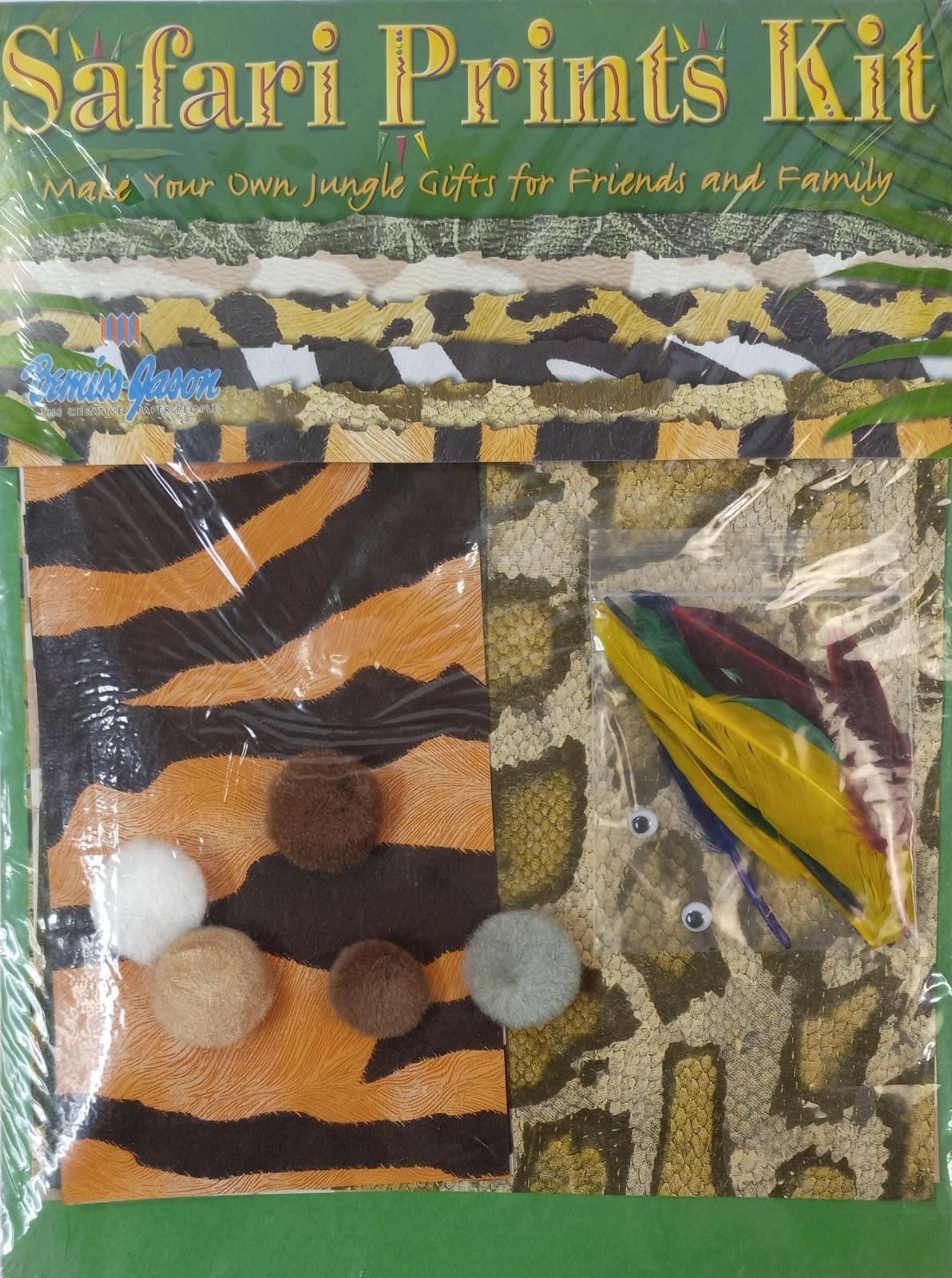 Safari Prints Kit - Make Your Own Jungle Gifts for Friends and Family - Spectrawide Bookstore