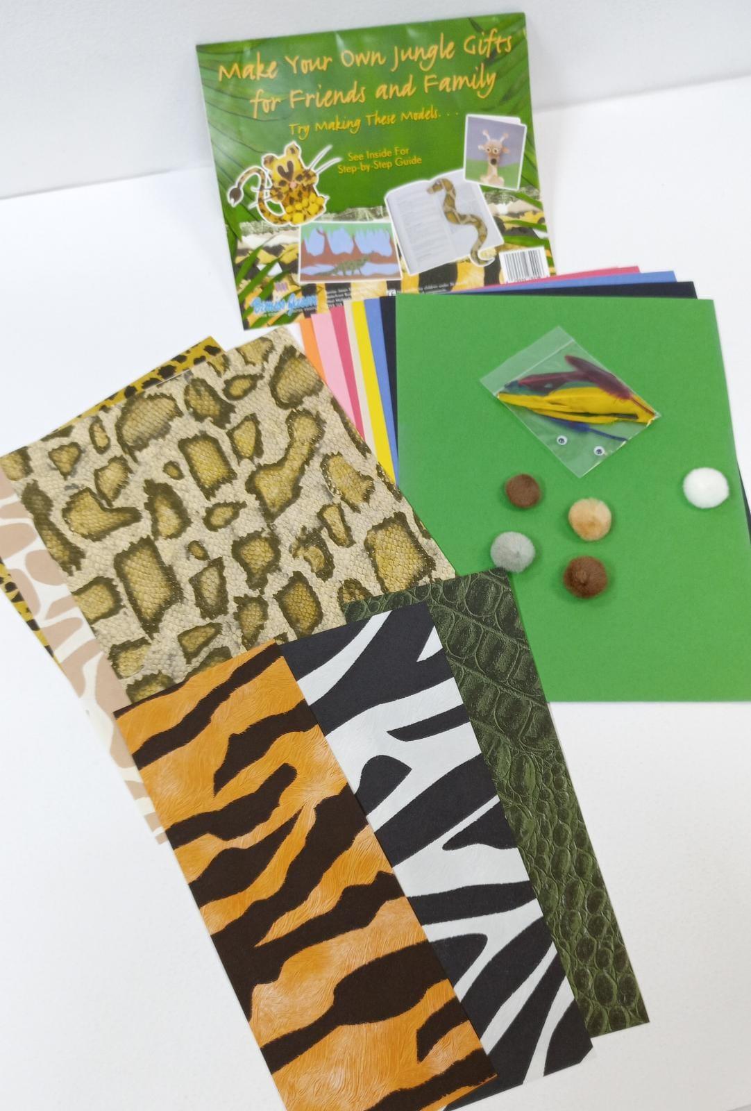 Safari Prints Kit - Make Your Own Jungle Gifts for Friends and Family - Spectrawide Bookstore