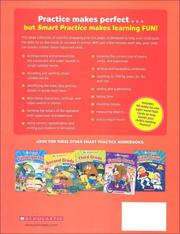 Scholastic Smart Practice Workbook - First Grade - Spectrawide Bookstore