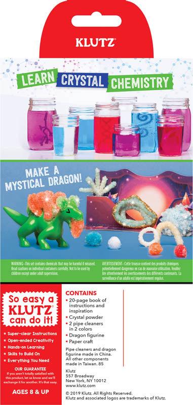 KLUTZ - GROW YOUR OWN - CRYSTAL DRAGON (Book and Craft Kit) - Spectrawide Bookstore