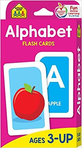 School Zone Alphabet Flash Cards Ages 3-Up - Spectrawide Bookstore
