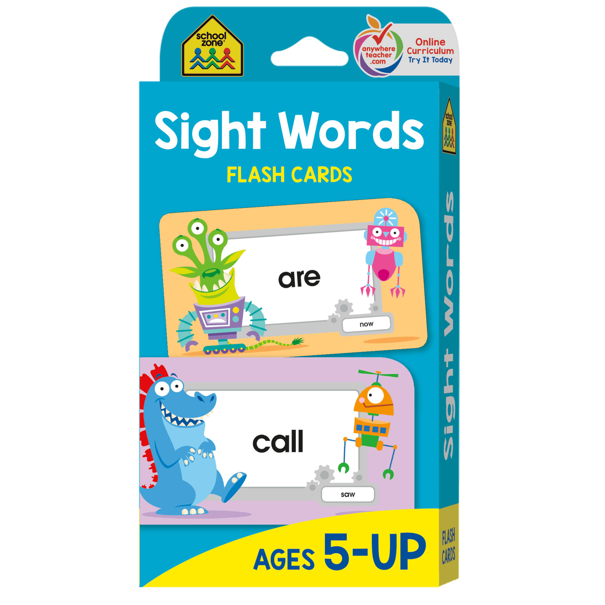School Zone Sight Words Flash Cards Ages 5-Up - Spectrawide Bookstore