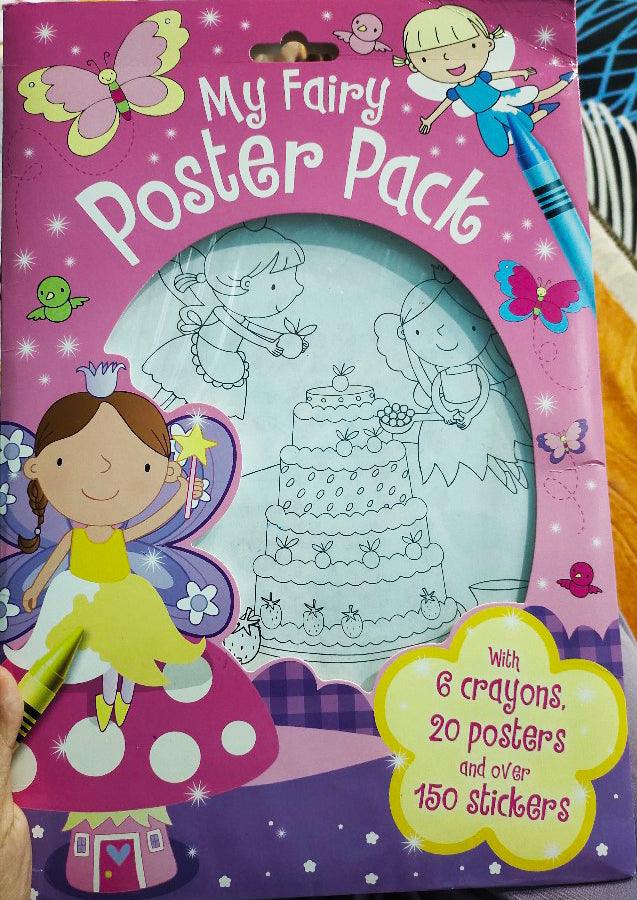 My Fairy Poster Pack - With 6 Crayons, 20 Posters and Over 150 Stickers - Spectrawide Bookstore