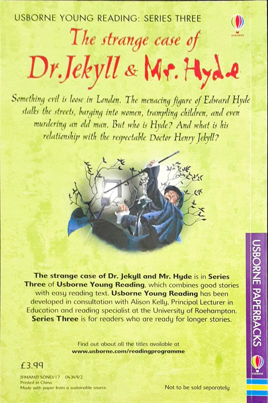Usborne Young Reading - The Strange Case Of Dr. Jekyll & Mr. Hyde - Spectrawide Bookstore