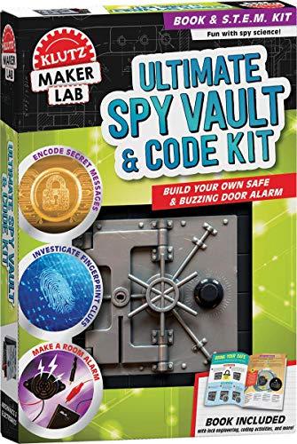 ULTIMATE SPY VAULT & CODE KIT 8+ Book & S.T.E.M Kit-Build Your Own Safe & Buzzing Door Alarm - Spectrawide Bookstore