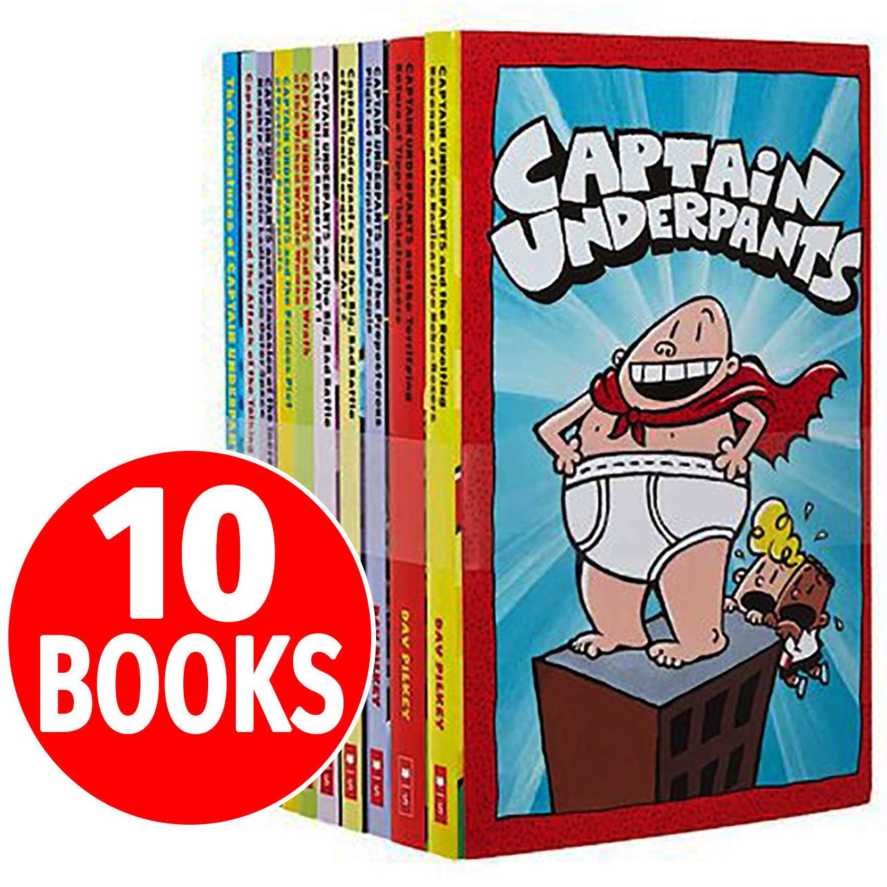 Captain Underpants - 10 Books Set - Spectrawide Bookstore