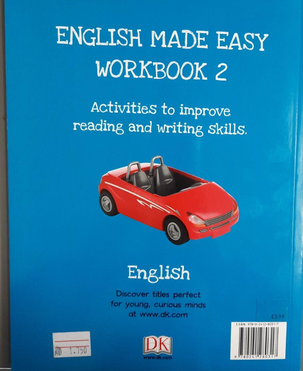 Everything I Need To Know For School KS1 - English Made Easy Workbook 2- Key Stage1 - Spectrawide Bookstore