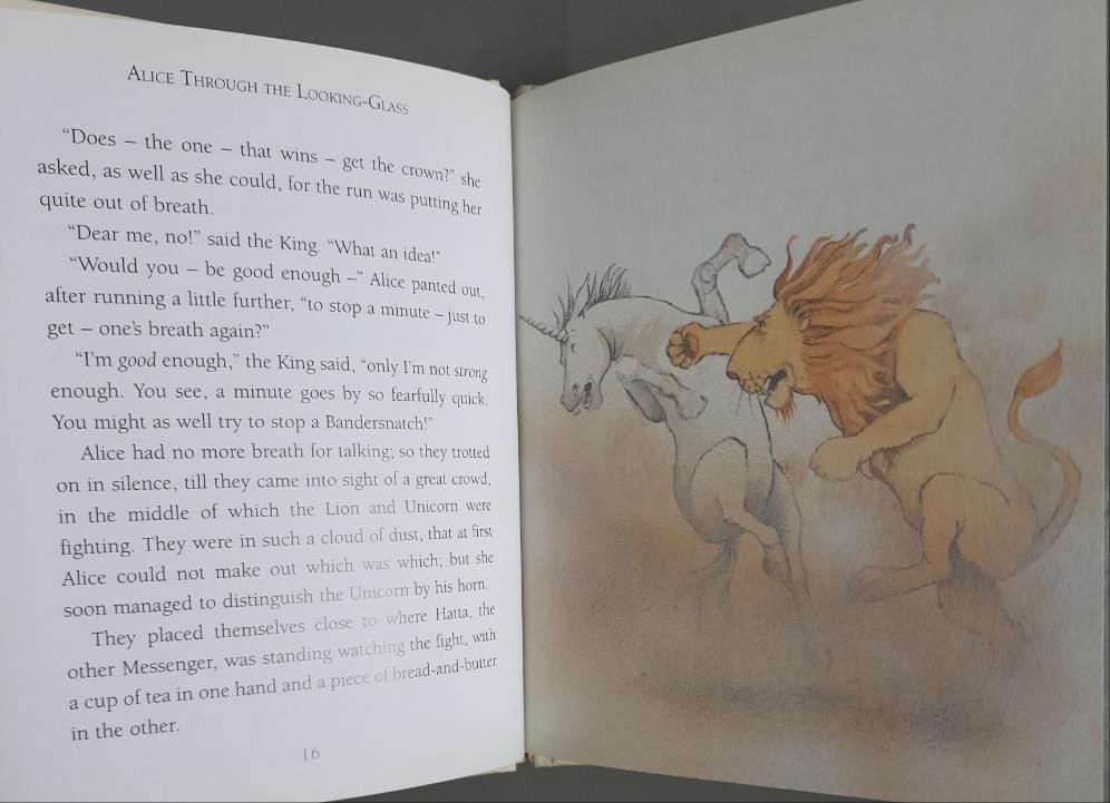 Alice Through The Looking-Glass - The Lion And The Unicorn - #19 - Spectrawide Bookstore