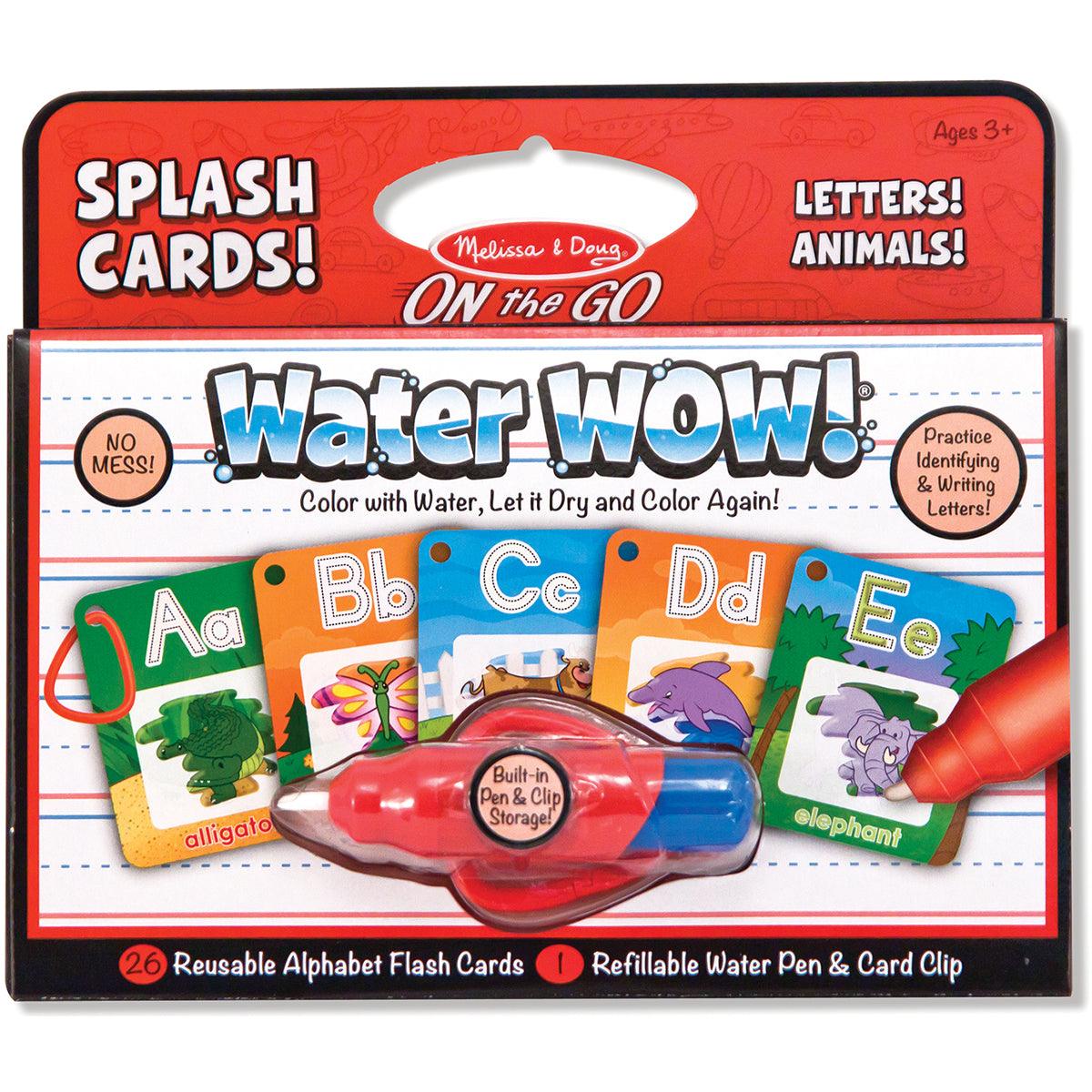 Melissa & Doug On the Go - Letters! Animals - Water Wow! Color with Water, Let it Dry and Color it Again! - Spectrawide Bookstore
