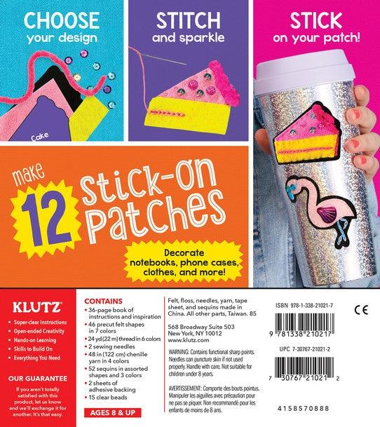 KLUTZ - Make Your Own - STICK-ON PATCHES (Book and Craft Kit) - Spectrawide Bookstore