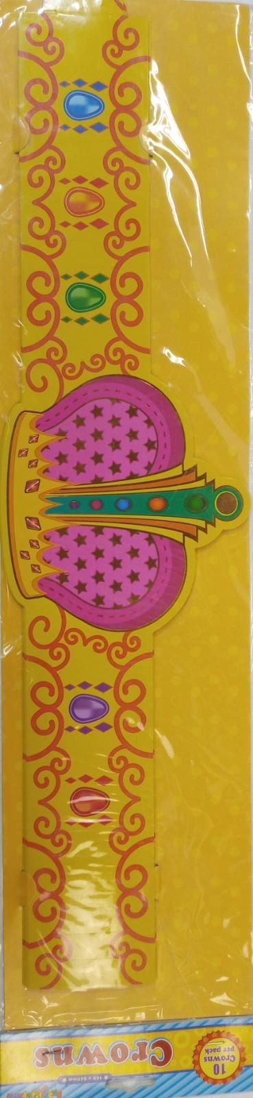 Colorful and Shiny Cardboard Crown - Spectrawide Bookstore