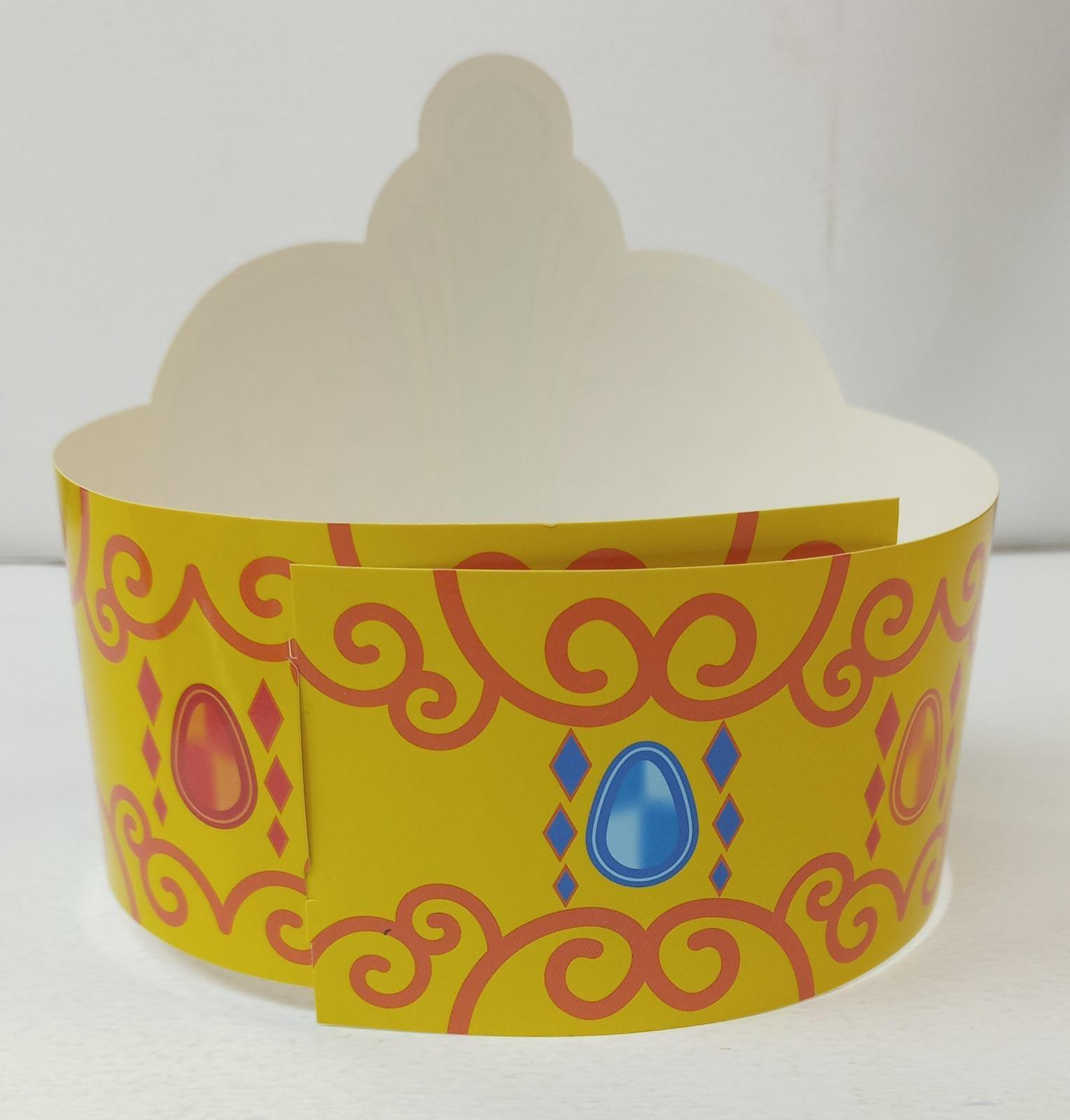 Colorful and Shiny Cardboard Crown - Spectrawide Bookstore