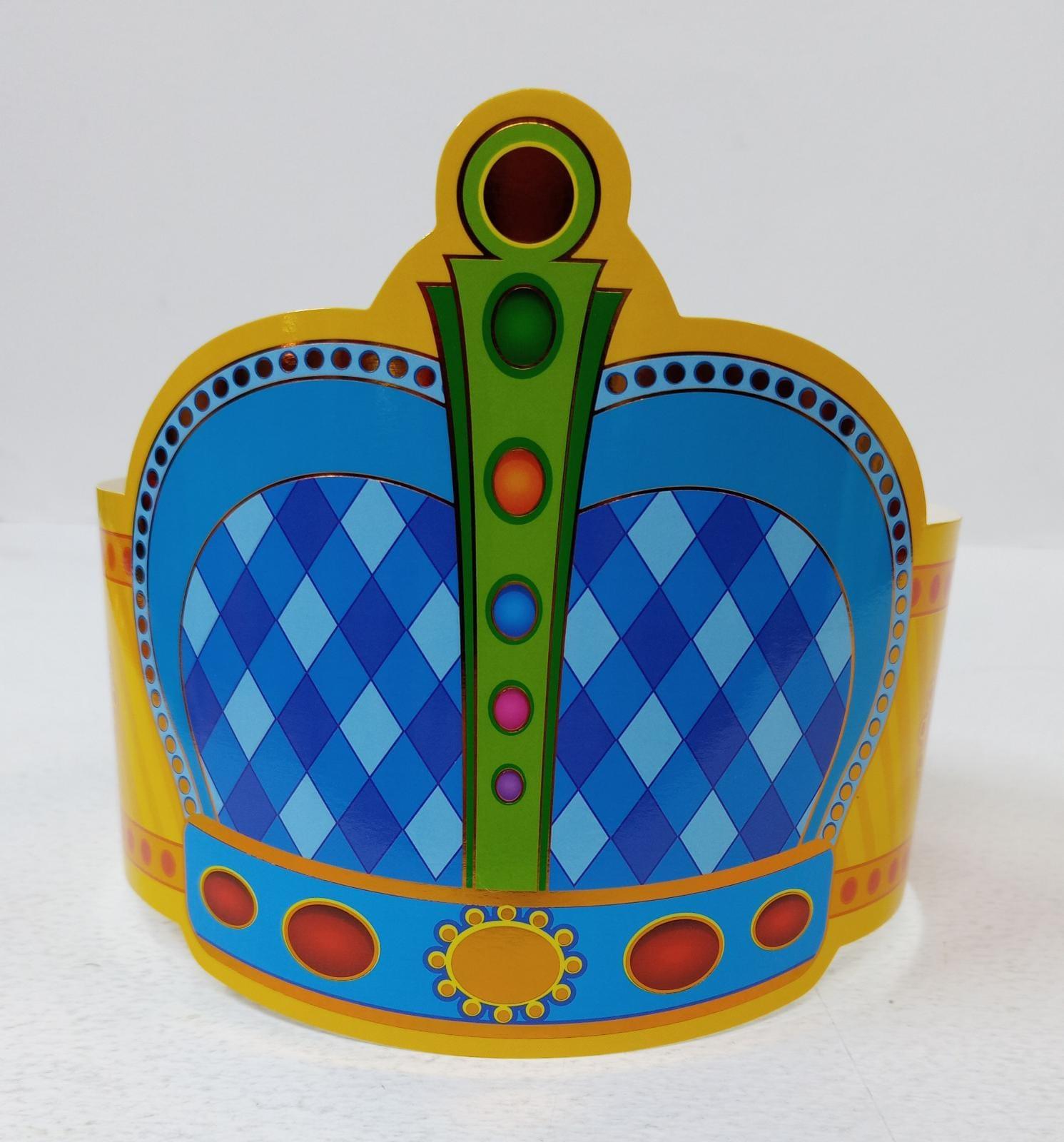 Colorful and Shiny Cardboard Crown - Spectrawide Bookstore