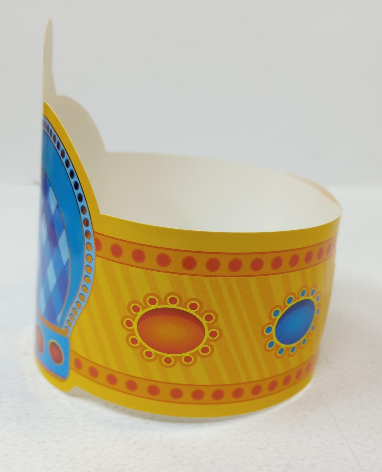 Colorful and Shiny Cardboard Crown - Spectrawide Bookstore