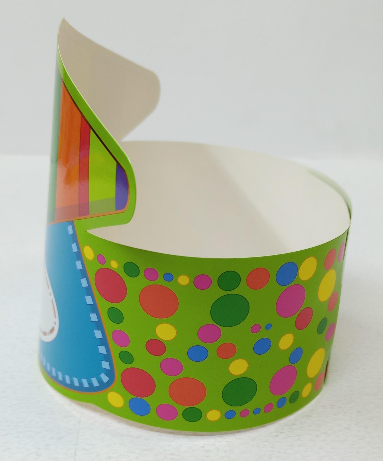 Colorful and Shiny Cardboard Crown for Graduation - Spectrawide Bookstore