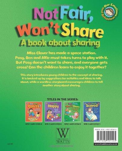 Our Emotions and Behaviour: Not Fair, Won't Share - A Book About Sharing - Spectrawide Bookstore