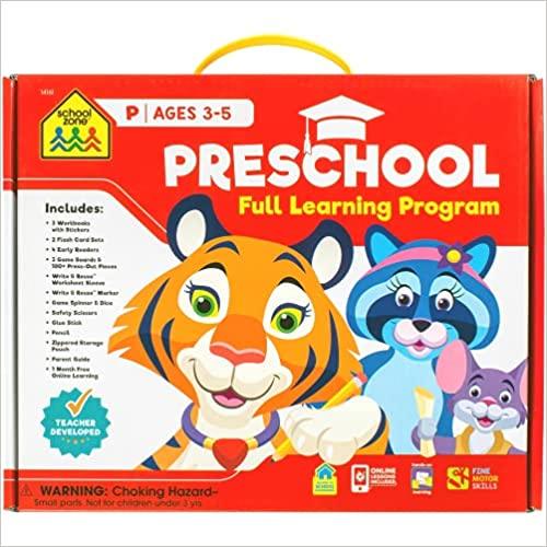 School Zone - Preschool Full Learning Program - Boxset Age 3-5 - Spectrawide Bookstore