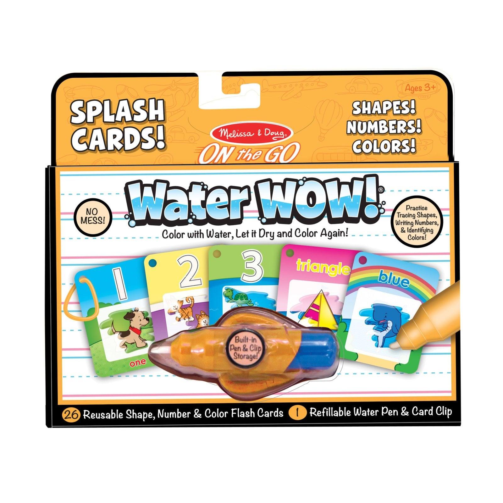 Melissa & Doug On the Go - Shapes! Numbers! Colors! - Water Wow! Color with Water, Let it Dry and Color it Again! - Spectrawide Bookstore