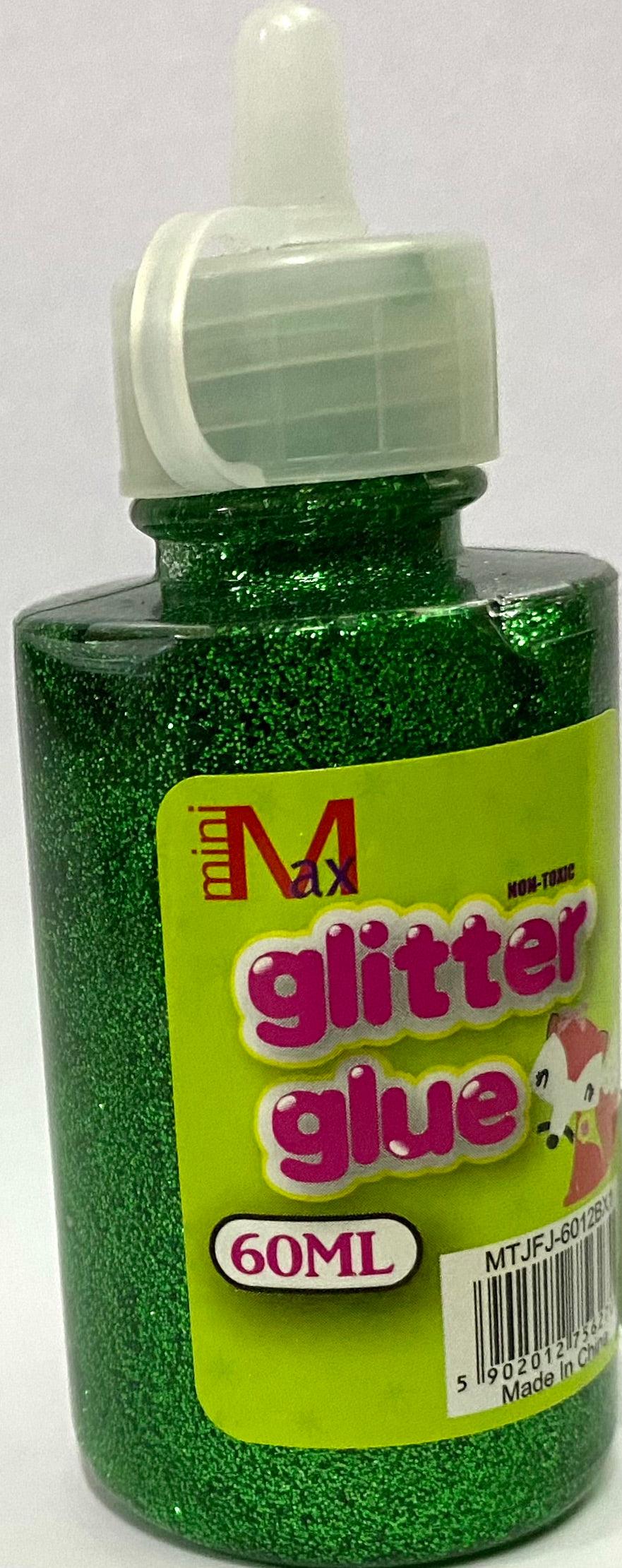 Glitter Glue - Bottle with nozzle - 60ml assorted classic colours - Spectrawide Bookstore