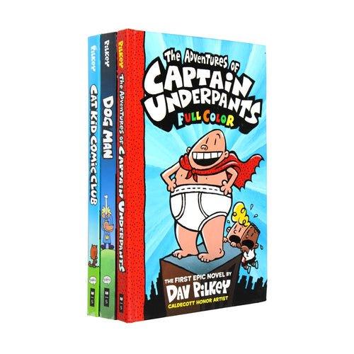 Dav Pilkey's Hero Collection- 3-Books Boxed Set - Spectrawide Bookstore