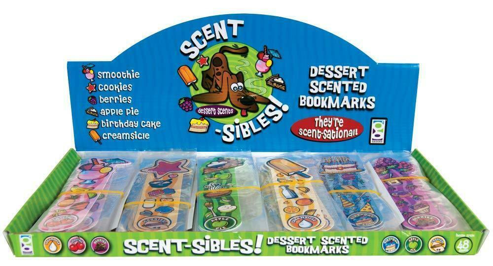 Scent-sibles Bookmarks - Dessert Scented Bookmarks - 6 different kinds (500 fils per Bookmark) - Spectrawide Bookstore