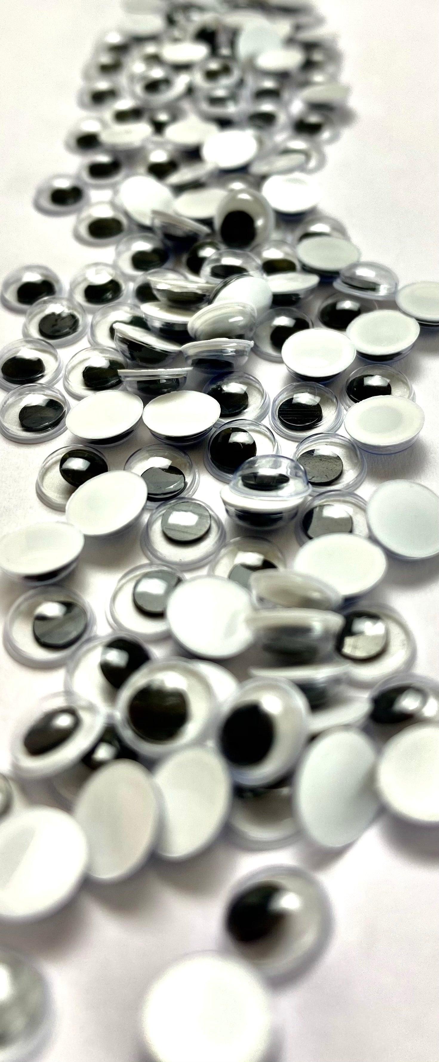 Wiggly Eyes - Black & White - 7mm 150pcs - Spectrawide Bookstore