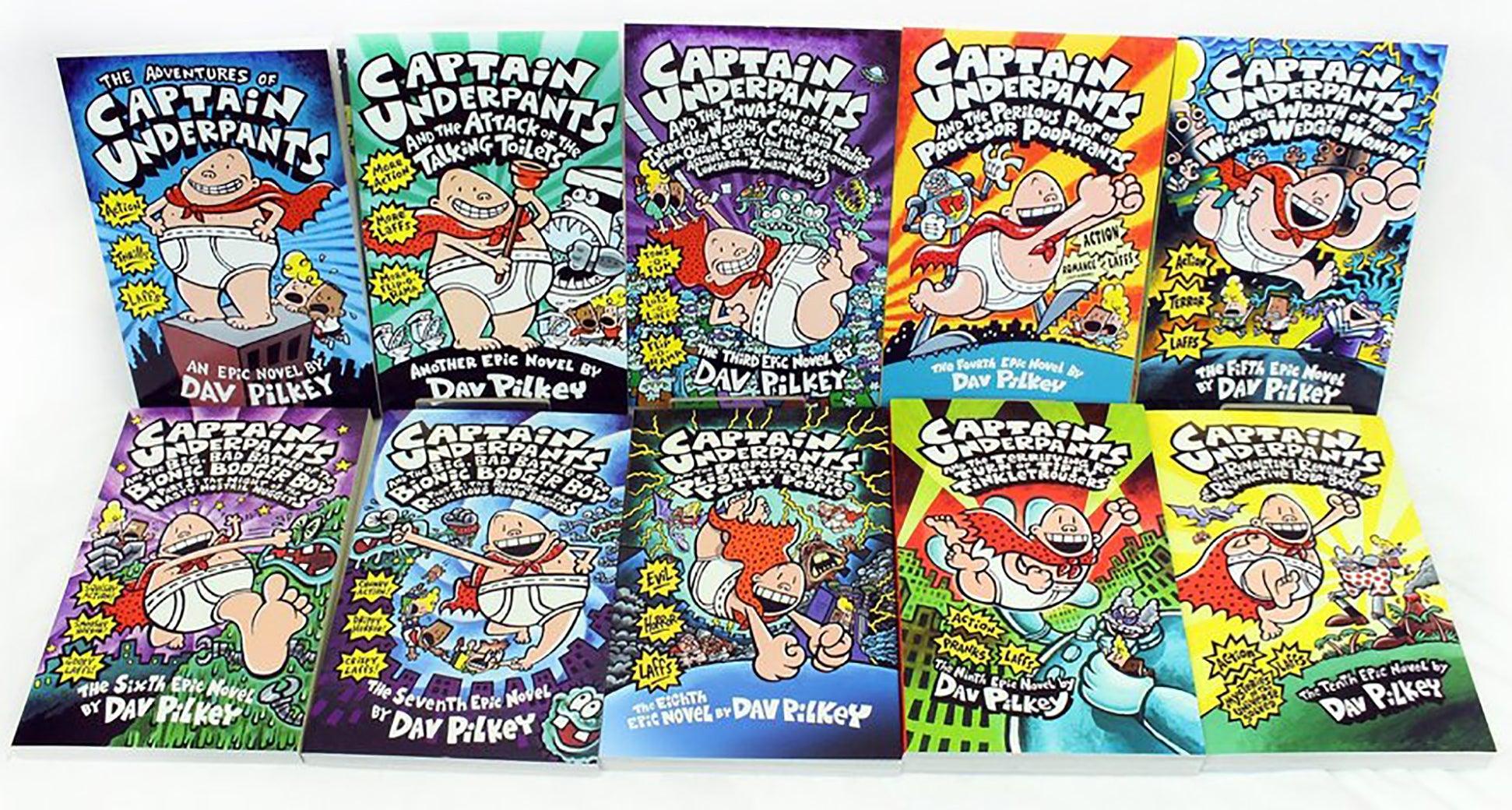 Captain Underpants - 10 Books Set - Spectrawide Bookstore