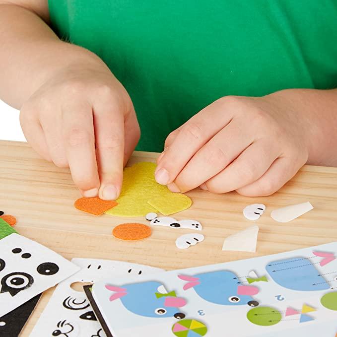 Melissa & Doug On the Go - Craft Activity Set - Felt Friends Stickers - Spectrawide Bookstore