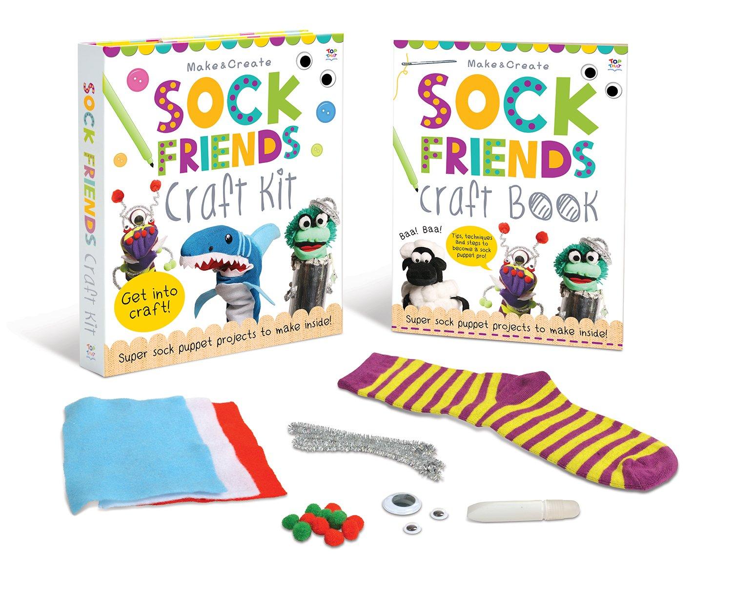 Make & Create Sock Friends - Craft Kit - Spectrawide Bookstore