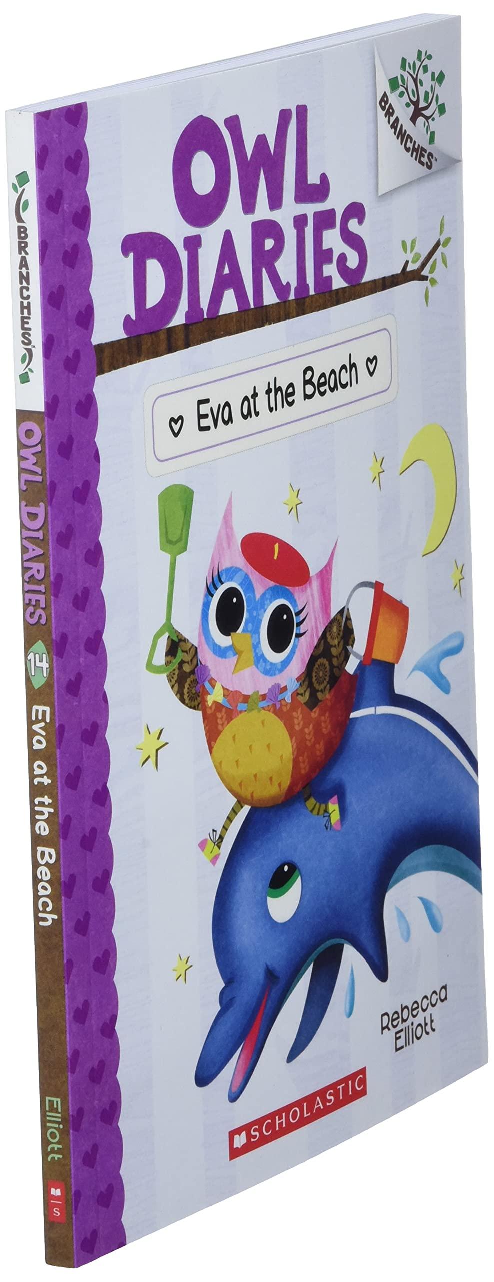 Owl Diaries #14 - Eva At The Beach - A Branches Book - Spectrawide Bookstore