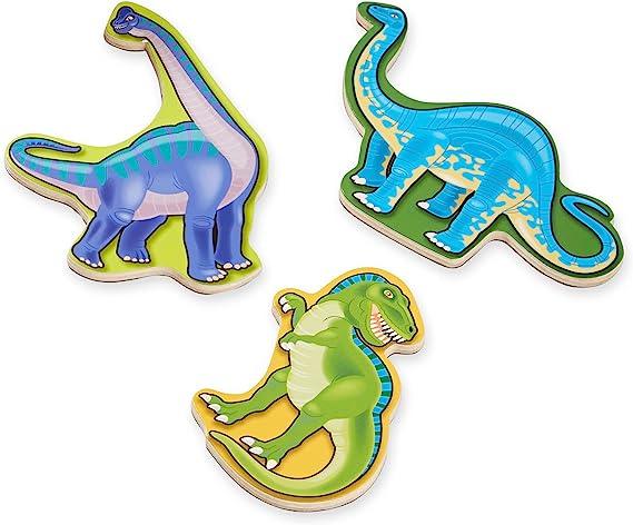Melissa & Doug Wooden Dinosaur Magnets in a Box - Spectrawide Bookstore