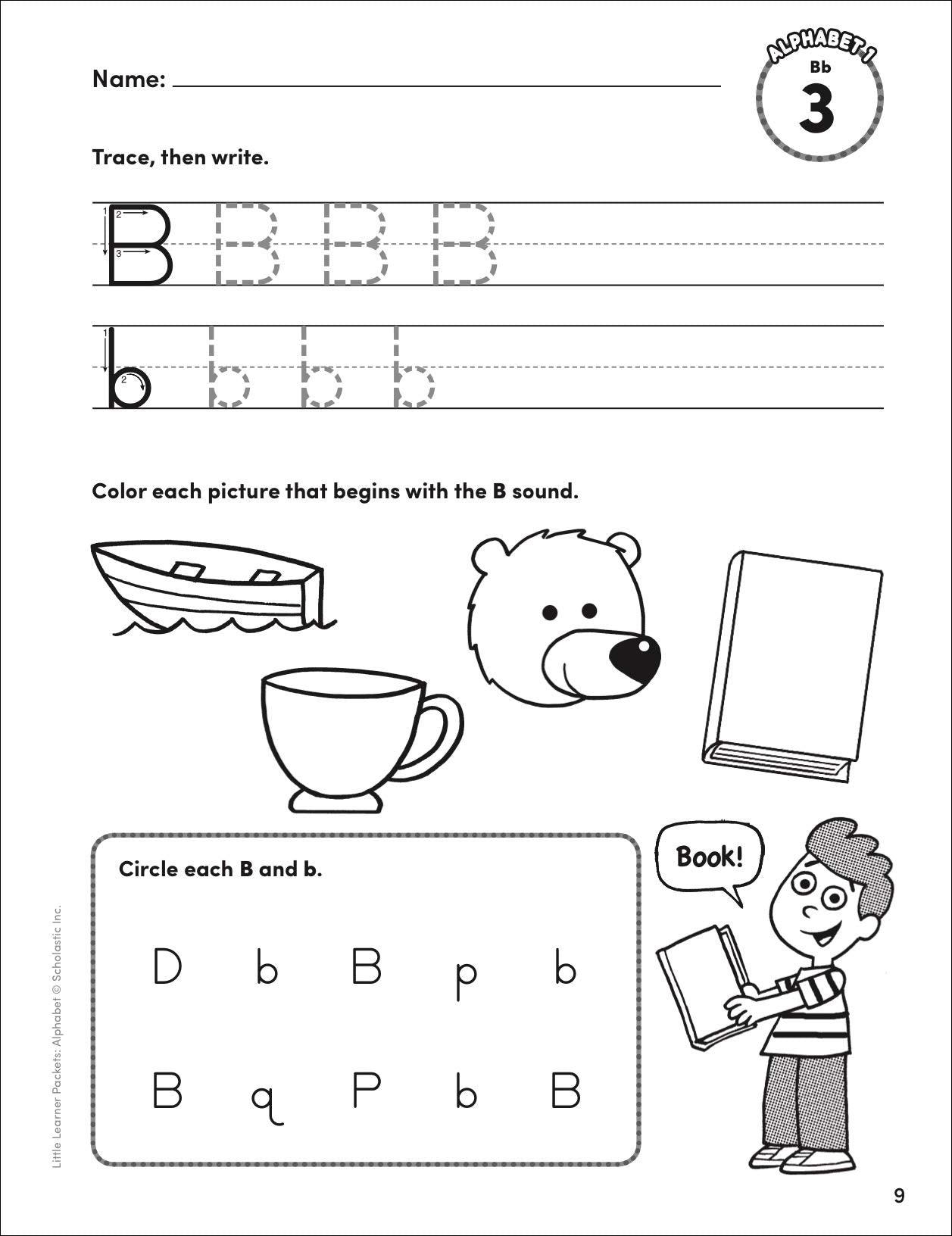 Little Learner Packets - Alphabet: 10 Playful Units That Teach the Shape & Sound of Each Letter Grades Pre-K - Spectrawide Bookstore