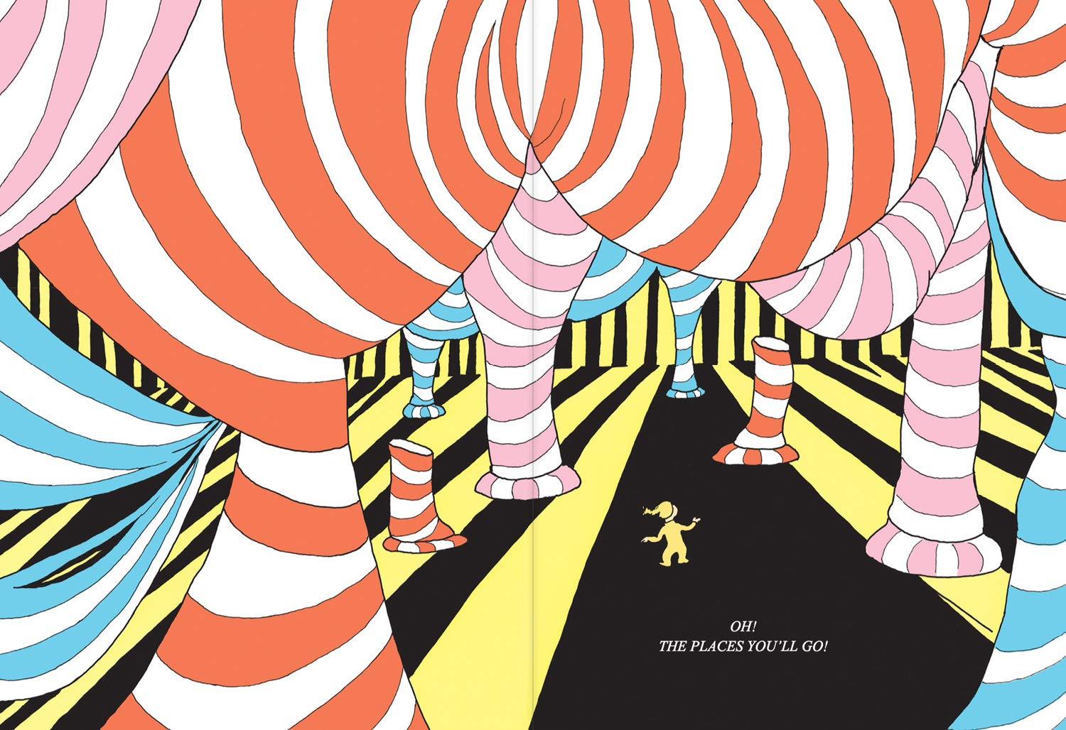 dr. seuss oh the places you'll go print mini backpack Dr Seuss - OH, THE PLACES YOU'LL GO! MINI BOOK - دكتور سوس