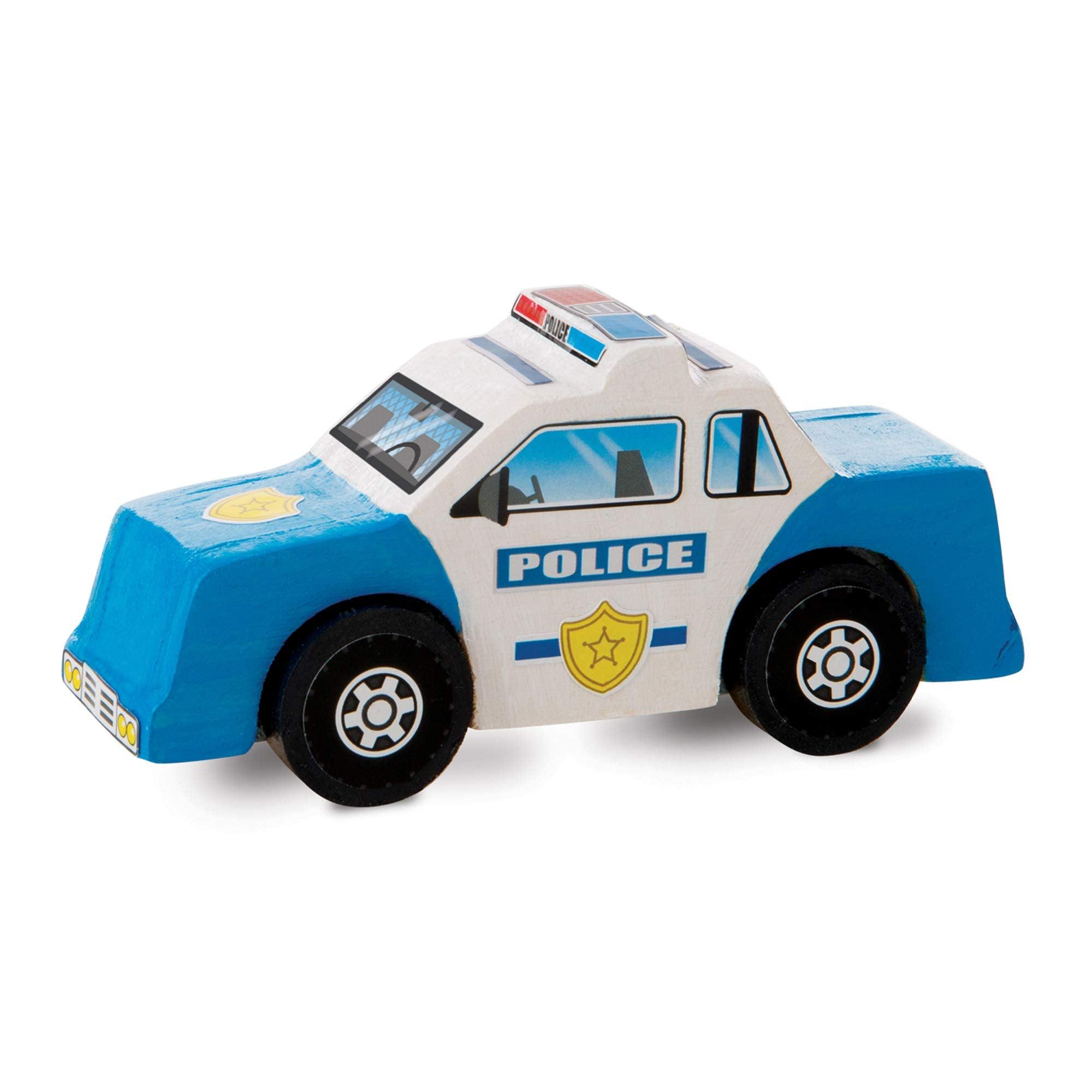 Melissa & Doug Wooden Craft Kit - Rescue Vehicles - Spectrawide Bookstore