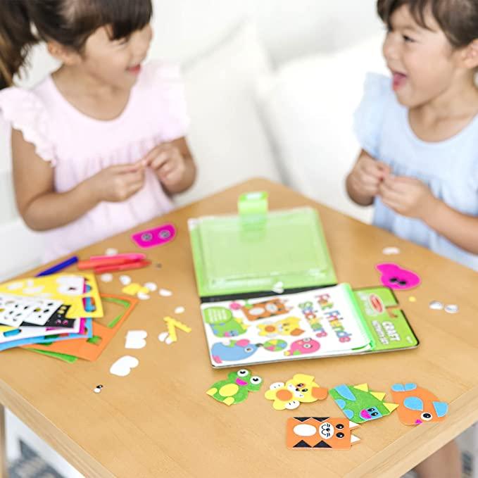 Melissa & Doug On the Go - Craft Activity Set - Felt Friends Stickers - Spectrawide Bookstore