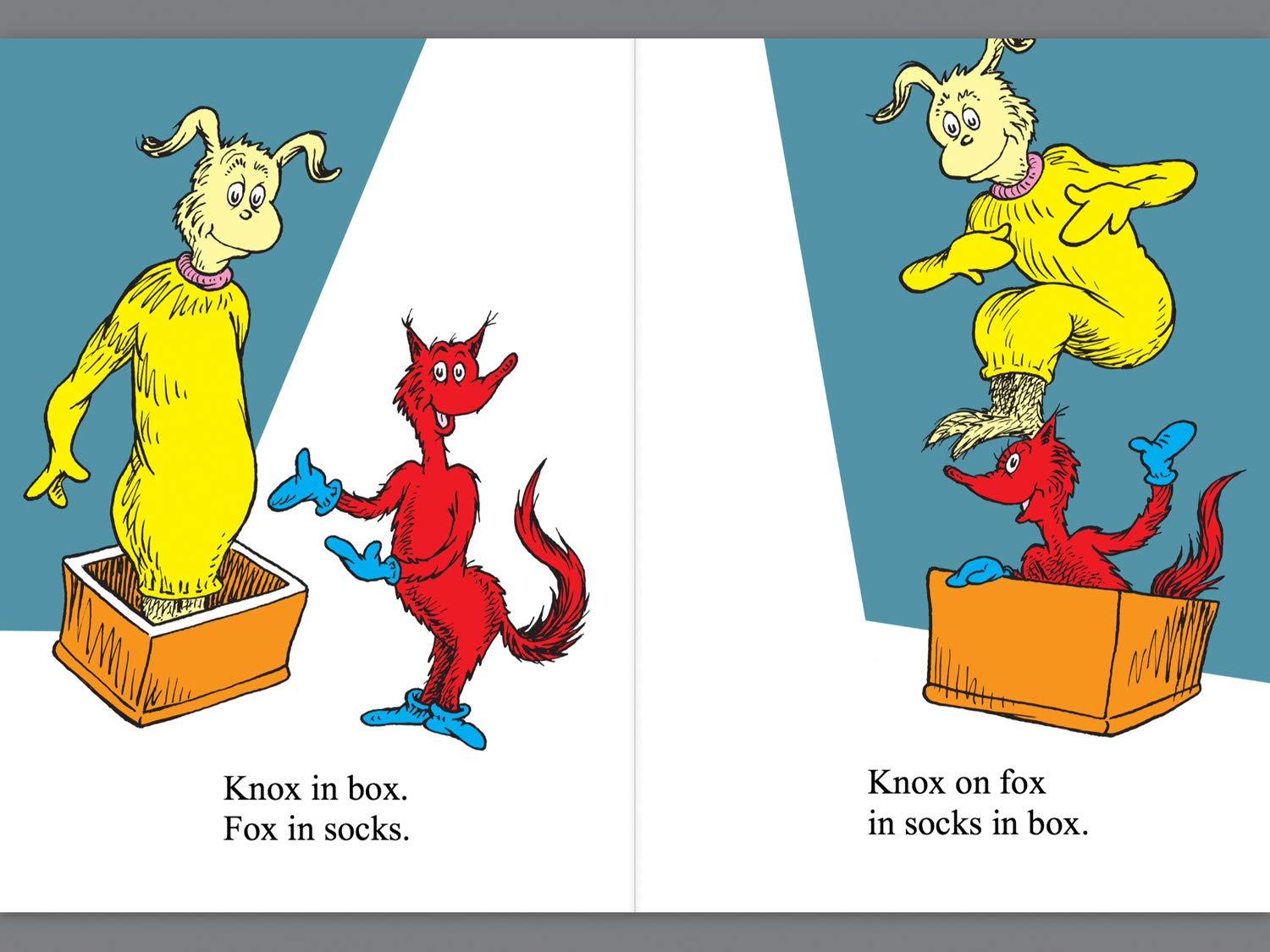 Dr. Seuss Makes Reading FUN! - FOX IN SOCKS - Spectrawide Bookstore