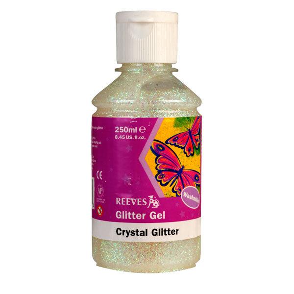 Reeves Glitter Gel - Crystal Glitter 250ml - Spectrawide Bookstore