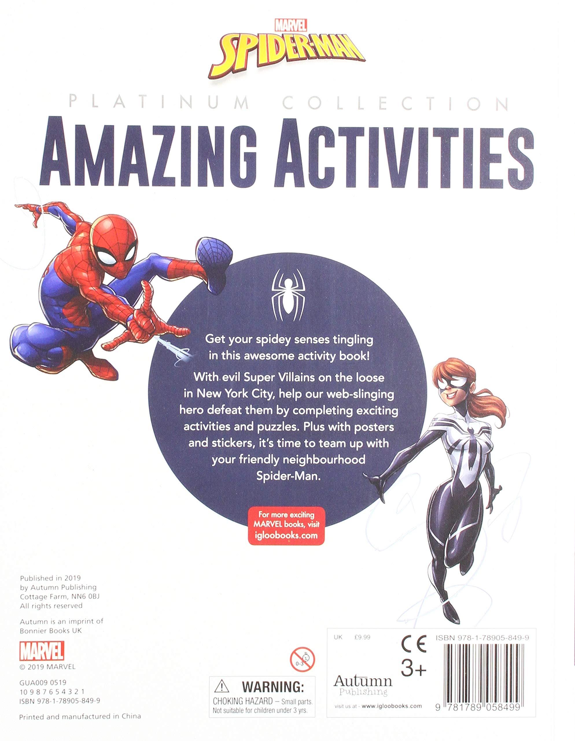 Marvel - Spider-Man - Amazing Activities - Platinum Collection - Spectrawide Bookstore