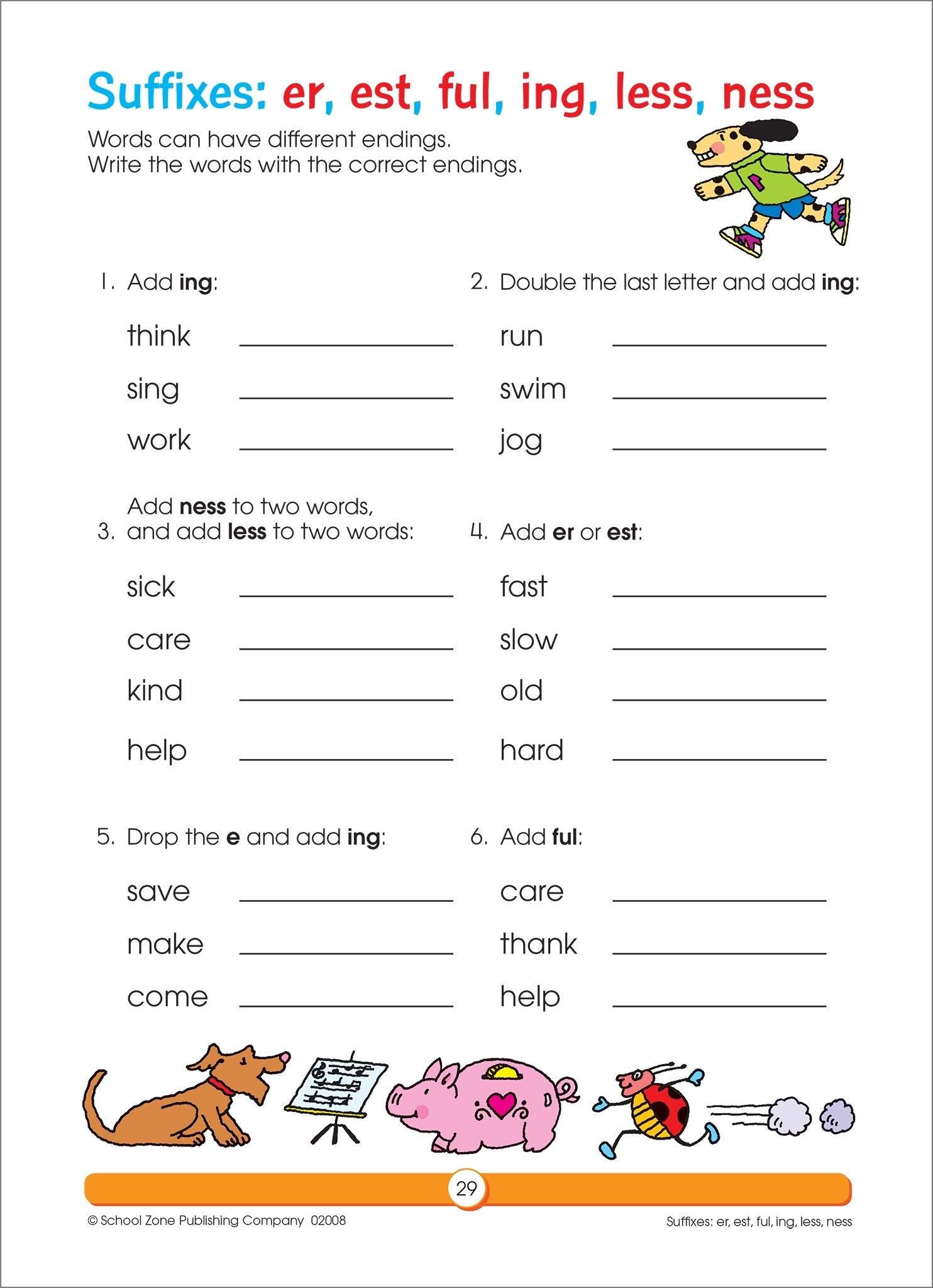 School Zone Phonics Review Workbook - Age 7-9 - Spectrawide Bookstore