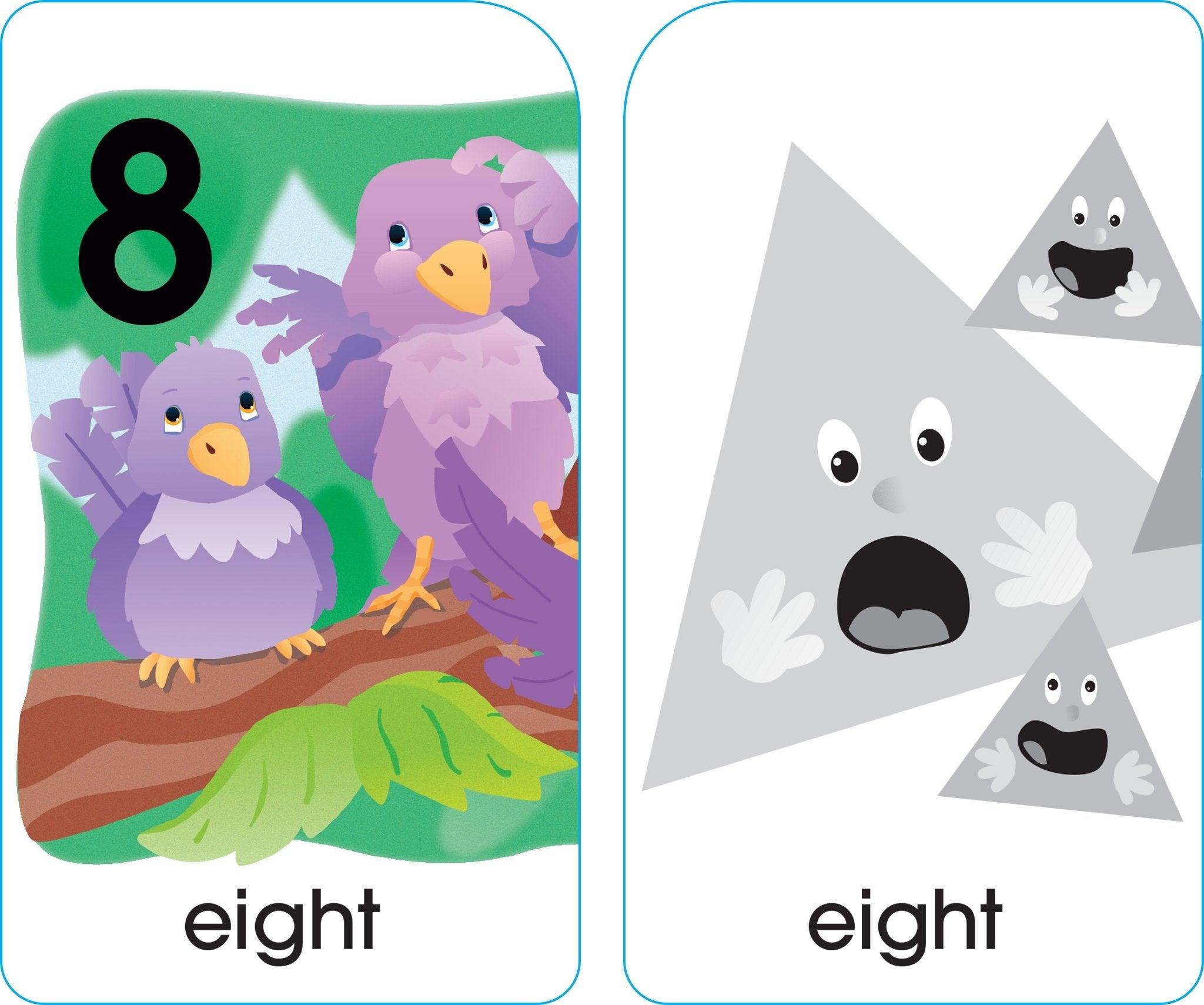 School Zone Numbers, Color & Shapes Puzzle Cards - Ages 4-Up - Spectrawide Bookstore