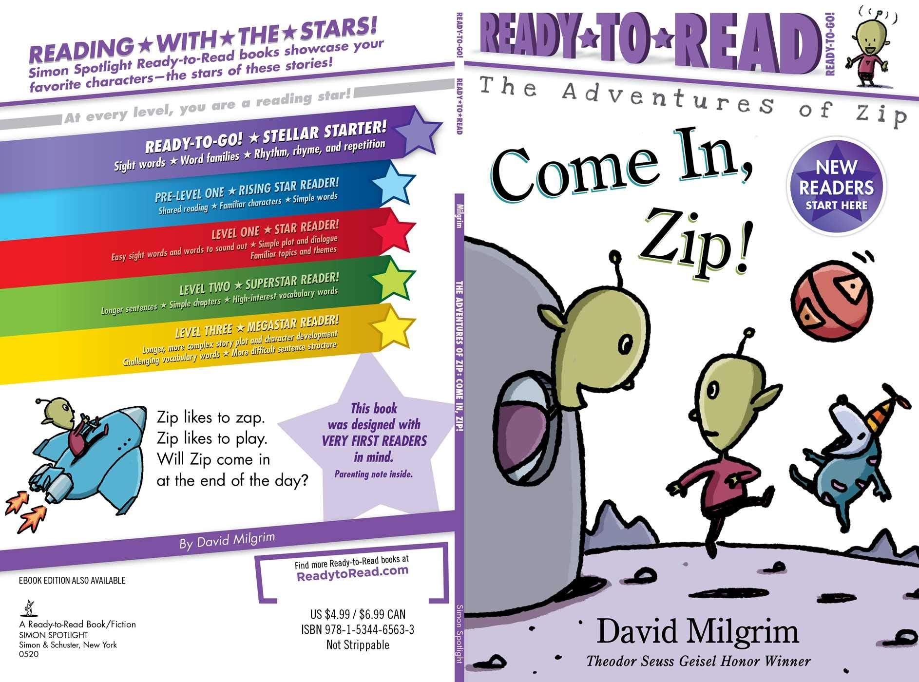 Ready-to-Read - Ready-to-Go! - The Adventures Of Zip - Come In zip! - Spectrawide Bookstore