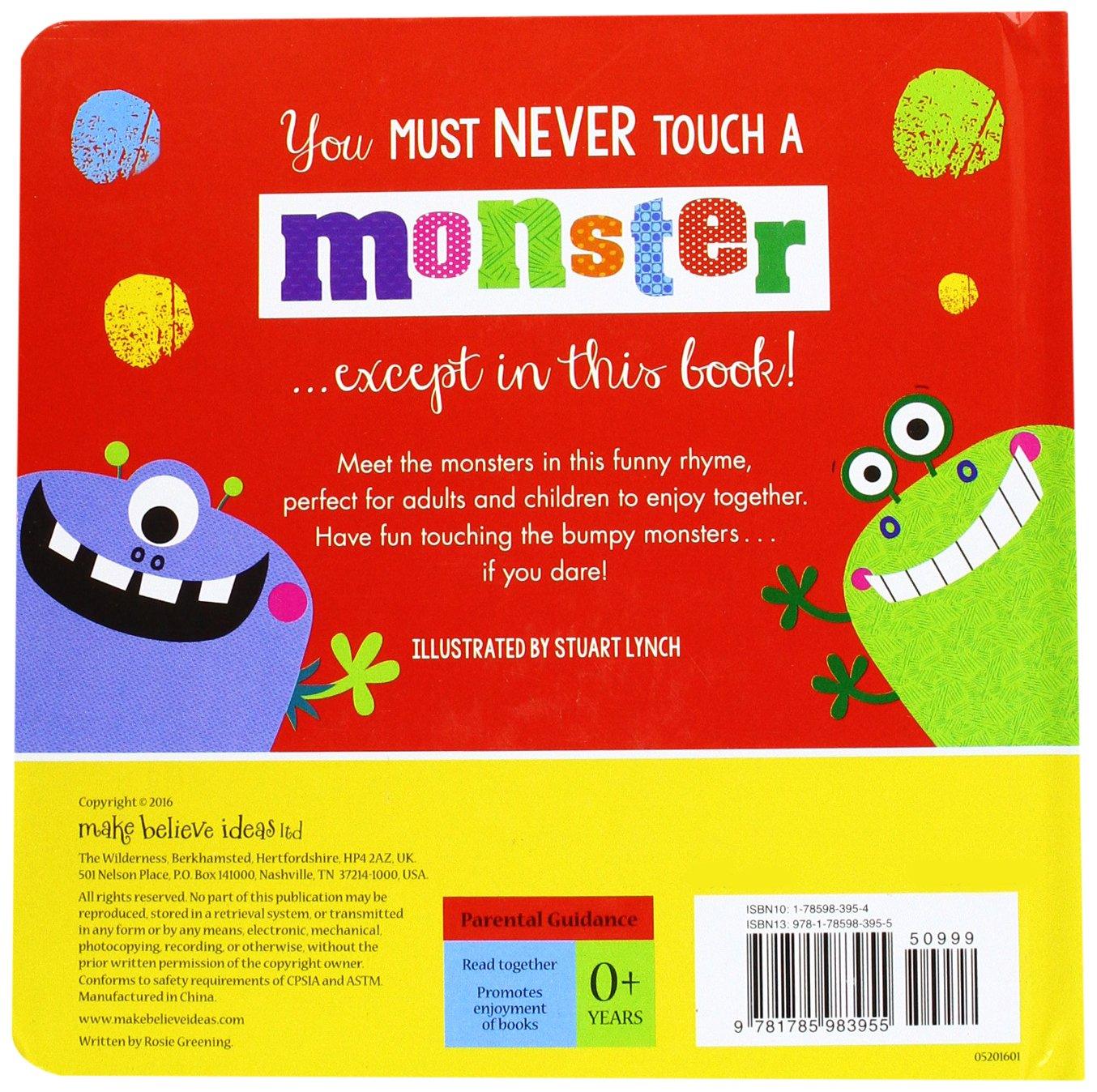 Never Touch A Monster - Board Book - Spectrawide Bookstore