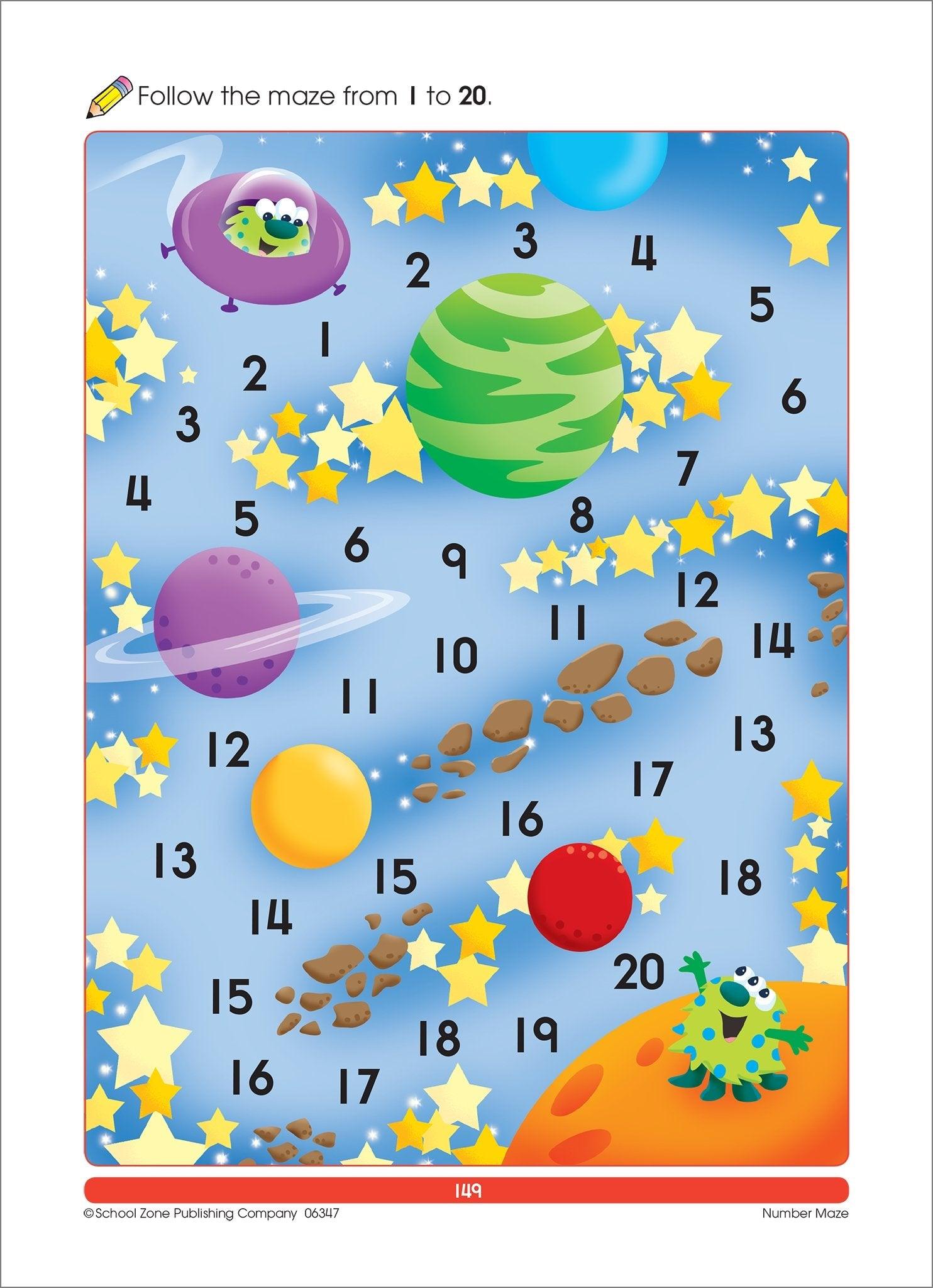 School Zone Big Dot-To-Dots & More Workbook Ages 6-8 - Spectrawide Bookstore