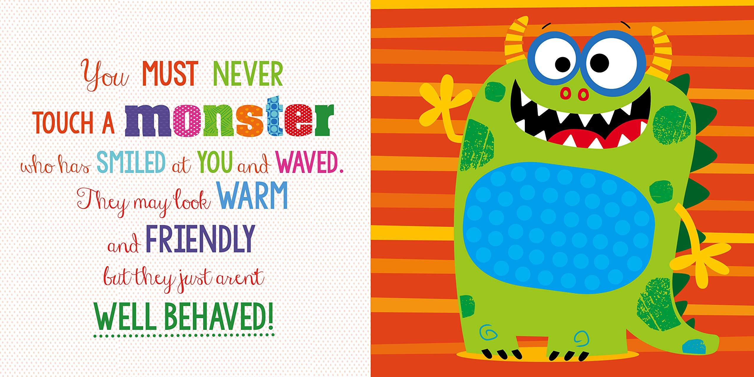 Never Touch A Monster - Board Book - Spectrawide Bookstore