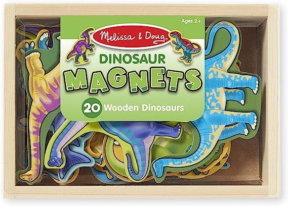 Melissa & Doug Wooden Dinosaur Magnets in a Box - Spectrawide Bookstore
