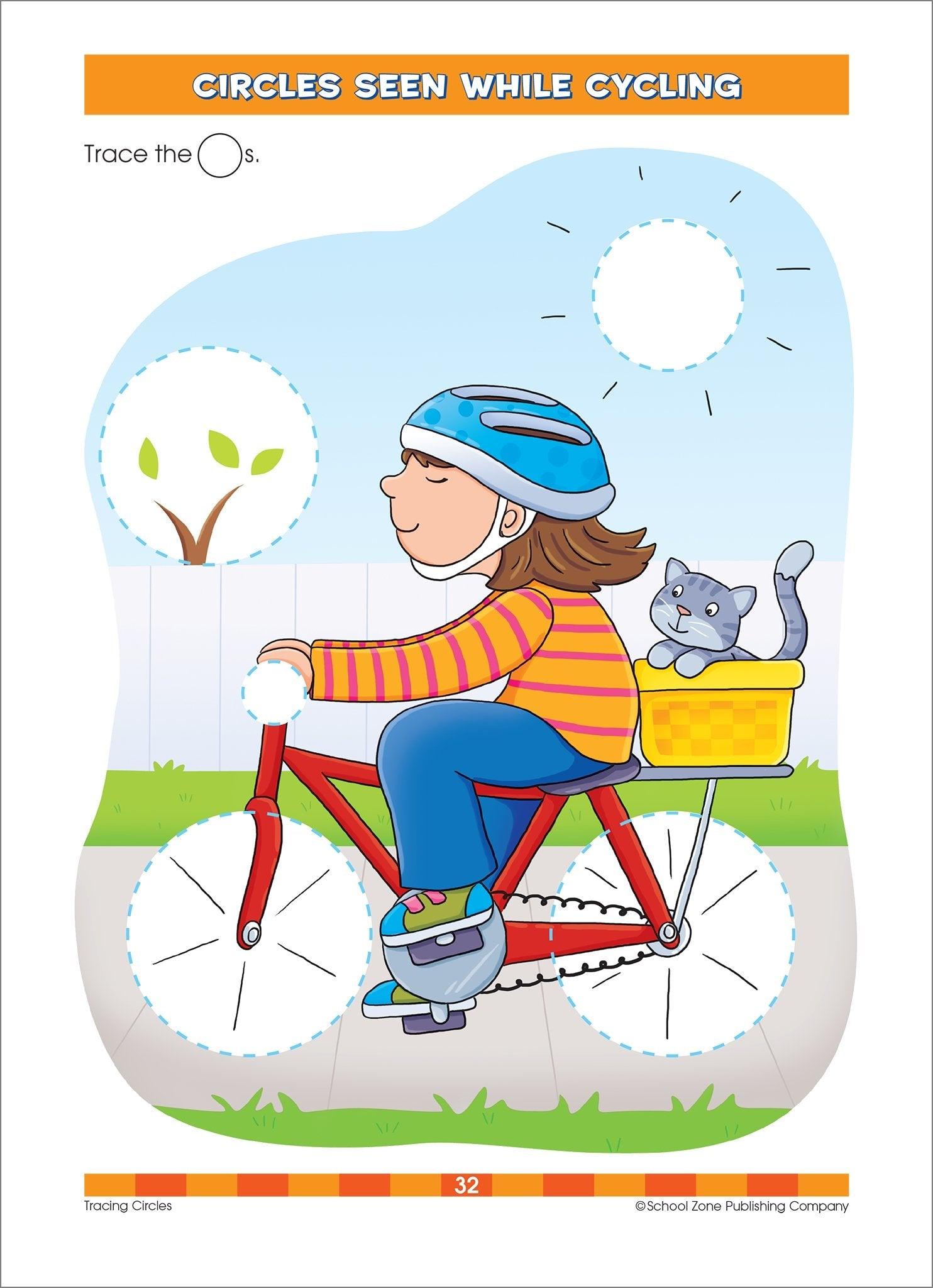 School Zone A Get Ready! Book Color & Shapes Ages 3-5 - Spectrawide Bookstore